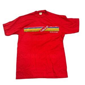 Coca Cola Large‎ Red Coke Is It! Boise Idaho Retro Single Stitch SS Shirt USA